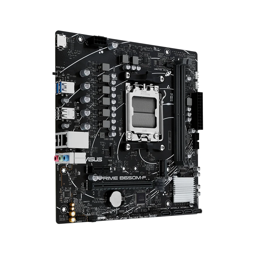 Placa Madre ASUS PRIME B650M-F DDR5 AMD AM5 mATX - PRIME B650M-F