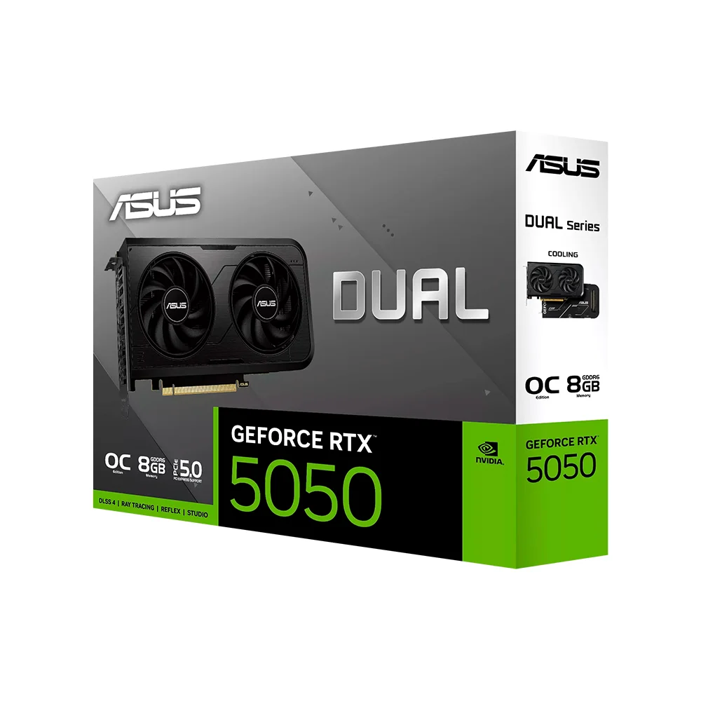 Tarjeta de Video ASUS Dual GeForce RTX 5050 OC Edition 8GB GDDR6 - DUAL-RTX5050-O8G