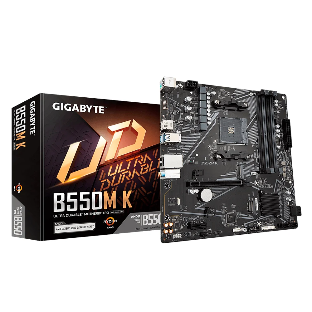 Placa Madre GIGABYTE B550M K AMD AM4 mATX - B550M K G11