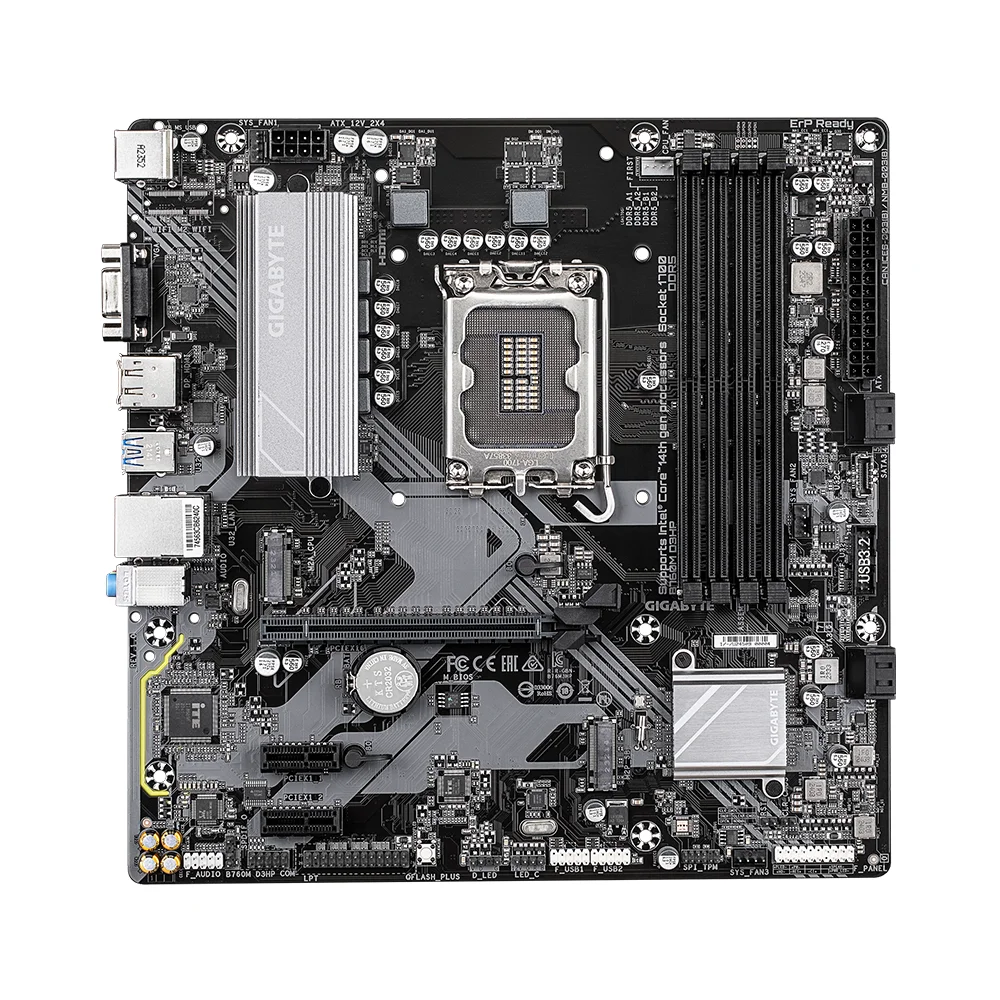 Placa Madre GIGABYTE B760M D3HP DDR5 Intel LGA1700 mATX - B760M D3HP