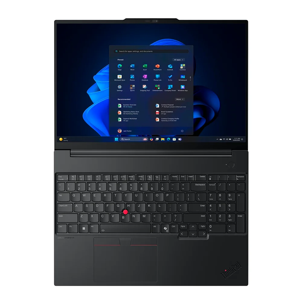 Laptop Lenovo ThinkPad E16 Gen 3 Intel Core Ultra 7 255H 16GB RAM 1TB SSD NVMe Intel Arc 140T 16" Windows 11 Pro