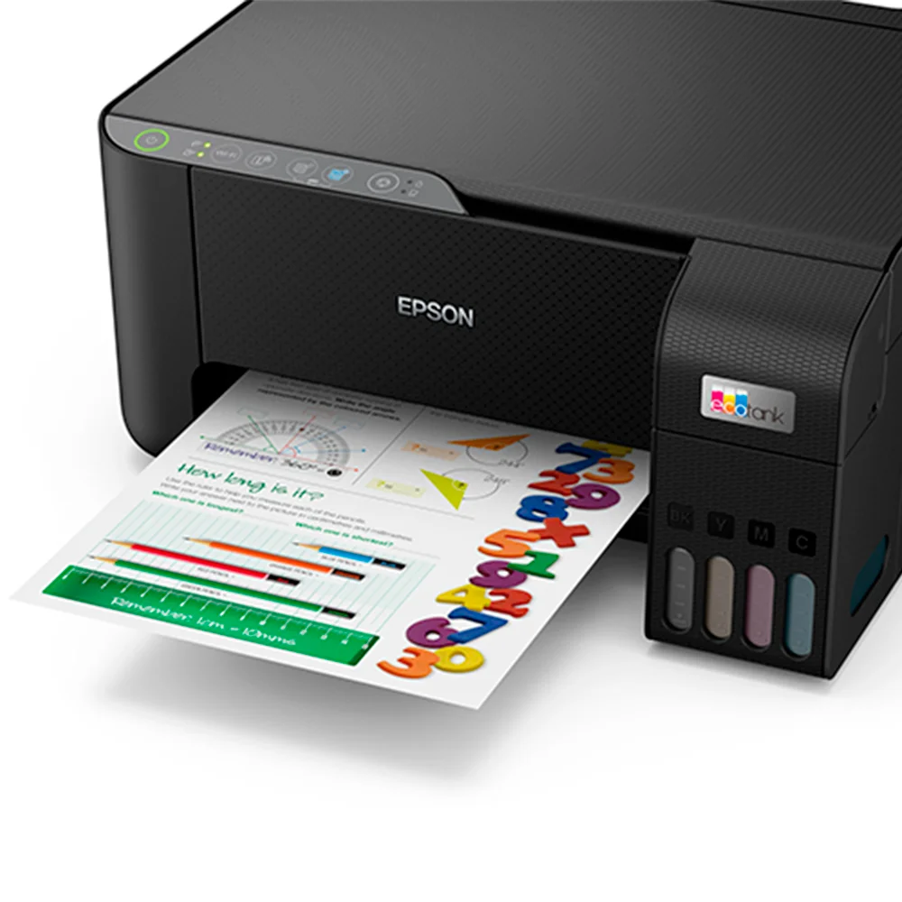 Impresora Multifuncional Epson EcoTank L3250 (C11CJ67301) | Inyección de Tinta Color A4 | 33 ppm | Sistema Continuo | Wi-Fi, Wi-Fi Direct, USB