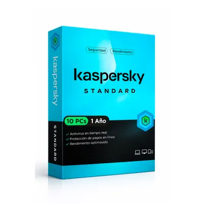 Kaspersky Standard 10 PCs 1 año