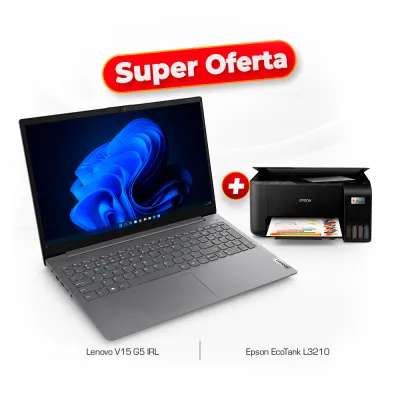 Laptop Lenovo V15 G5 + Epson EcoTank L3210