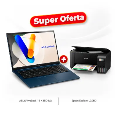 Laptop ASUS VivoBook 15 X1504VA + Epson EcoTank L3250