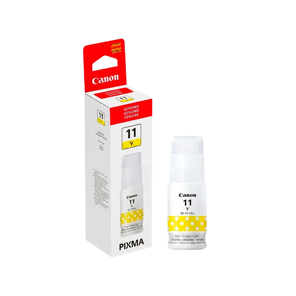 Botella de Tinta Canon GI-11 Y - Amarillo