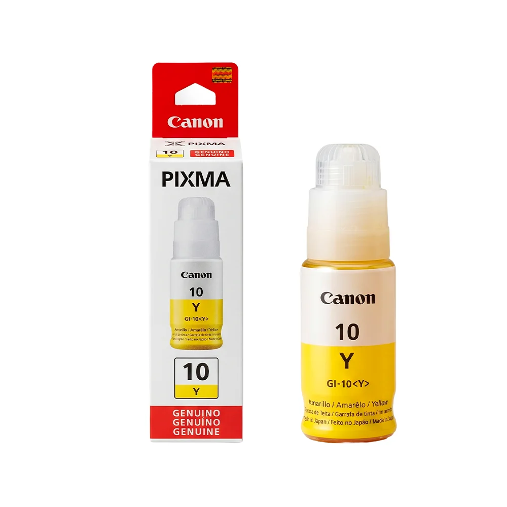 Botella de Tinta Canon GI-10 Y - Amarillo