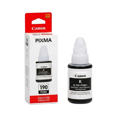 Botella de Tinta Canon GI-190 BK - Negro
