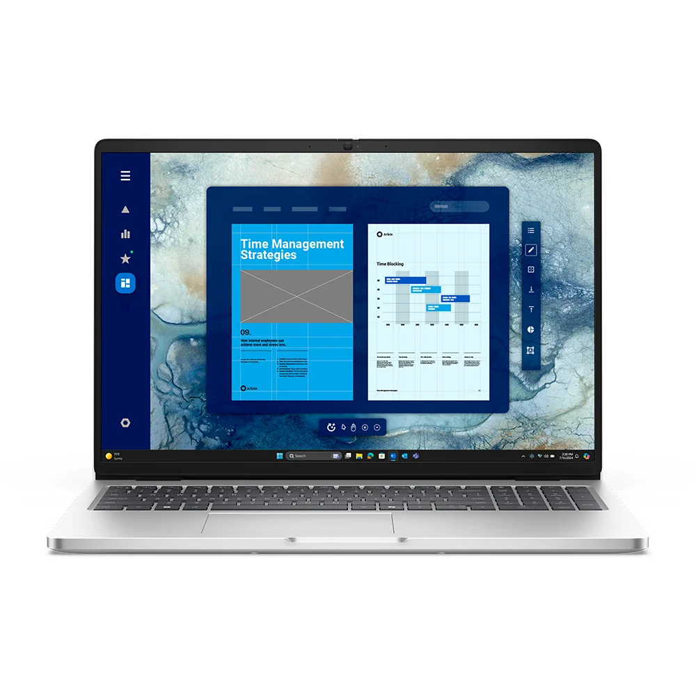 Laptop Dell Pro 16 PC16250 Intel Core Ultra 7 255U 16GB DDR5 512GB SSD 16" FHD+ Win 11 Pro - XF5PC