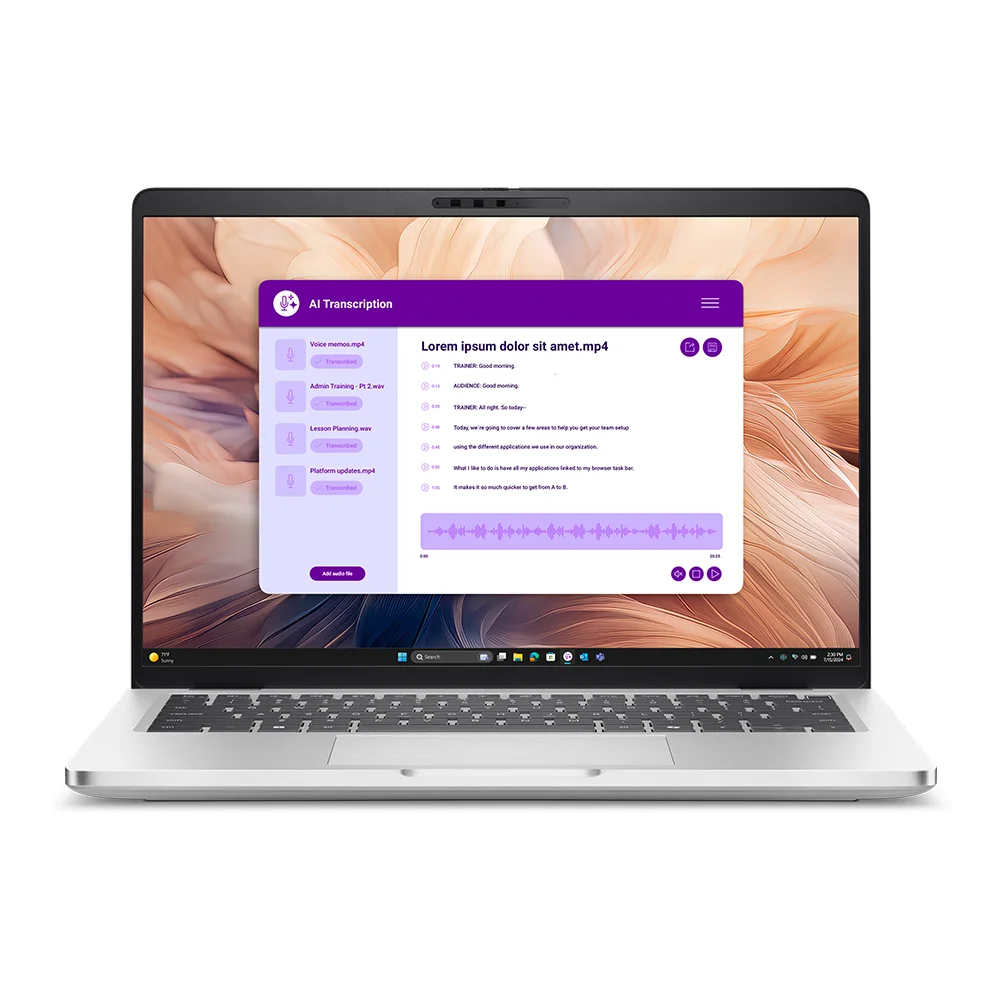 Laptop 2 en 1 Dell Pro 14 Plus PB14250 Intel Core Ultra 7 268V vPro 32GB 1TB SSD 14" FHD+ Táctil Win 11 Pro