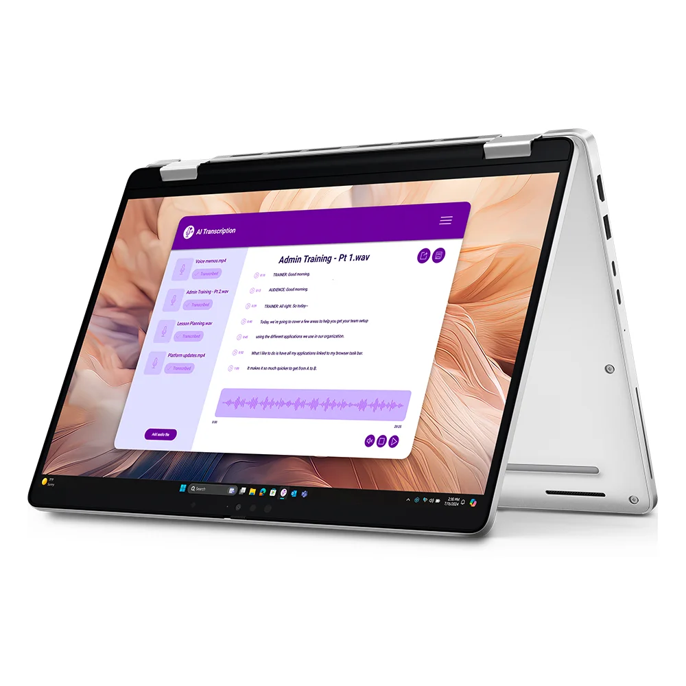 Laptop 2 en 1 Dell Pro 14 Plus PB14250 Intel Core Ultra 7 268V vPro 32GB 1TB SSD 14" FHD+ Táctil Win 11 Pro