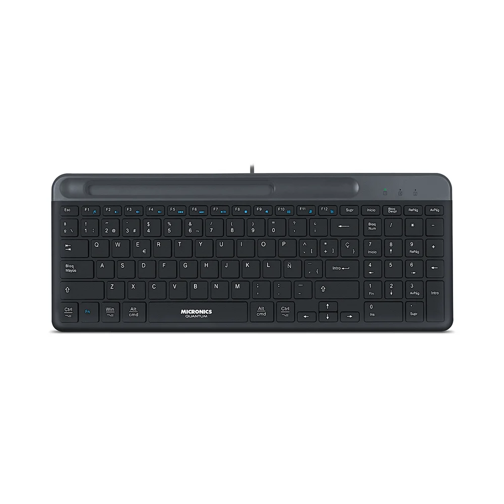 Teclado Multimedia Micronics Quantum MIC K600-3M - 3 BT Recargable