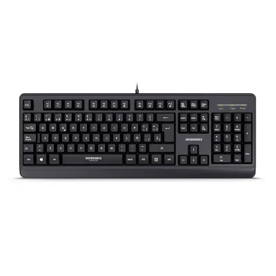 Teclado Multimedia Micronics Norton MIC K608 - Black USB LED