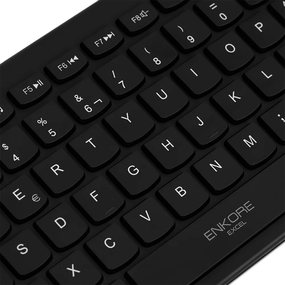 Teclado Multimedia USB Enkore Excel ENK501 Color Negro