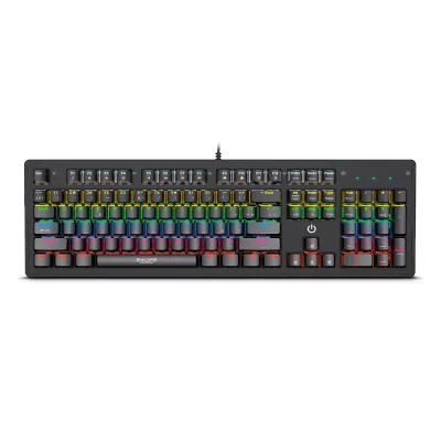 Teclado Gamer Mecánico USB Enkore Kingdom Rainbow ENK1001