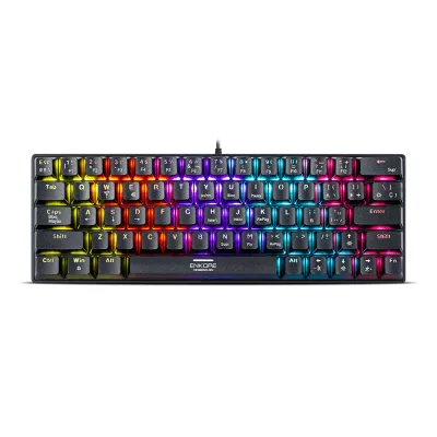 Teclado Gamer Mecánico USB Enkore Kingdom 64 Rainbow ENK1008