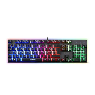 Teclado Gamer USB Cybertel Element Rainbow CYB K500