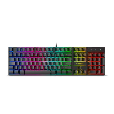 Teclado Gamer USB Cybertel Xtreme Rainbow CYB K505