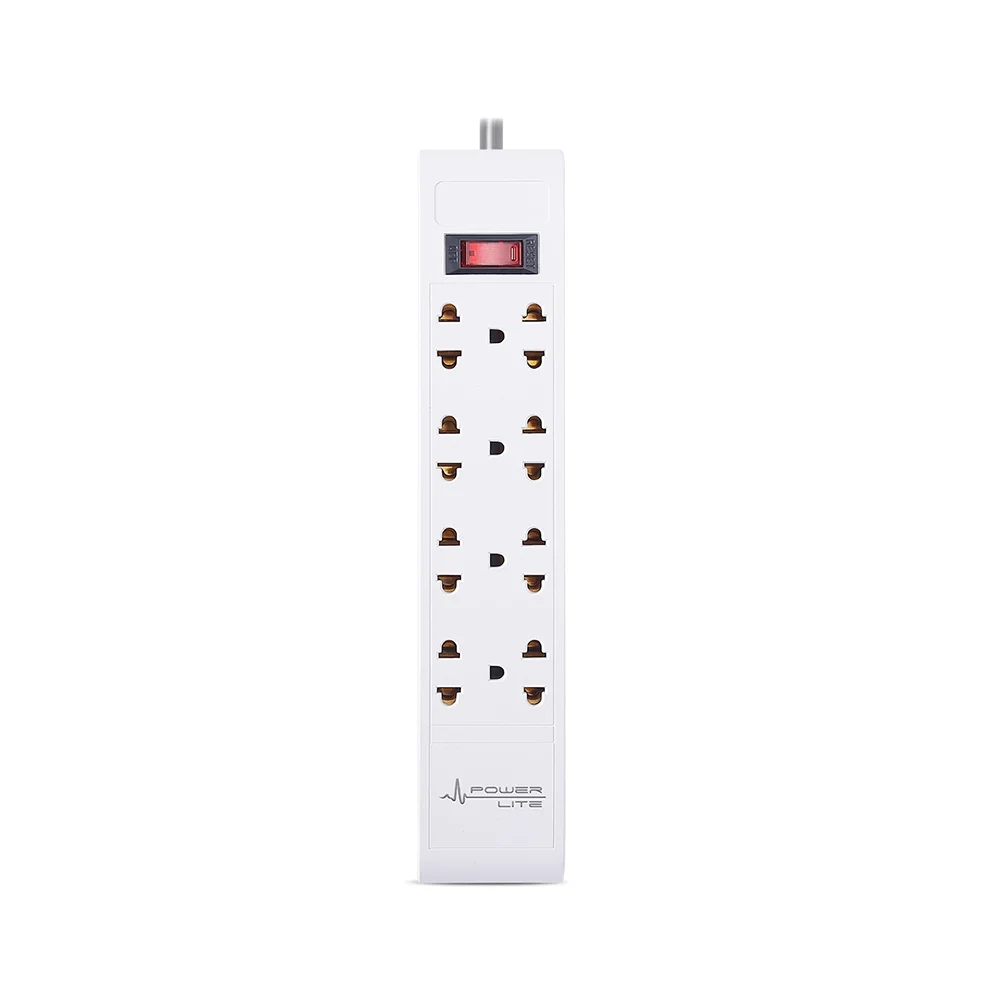 Supresor de Picos Regleta Power Lite PLI5708U Future 8/1.20/2C Supresor de Picos 8 Tomas