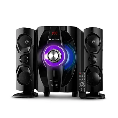 Sistemas 2.1 Micronics Shelby Sistema de Audio Ritmic LED KTV FM MIC S7011BT