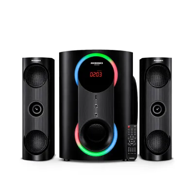 Sistemas 2.1 Micronics Mirage Sistema de Audio LED BT FM SD+USB MIC S7008