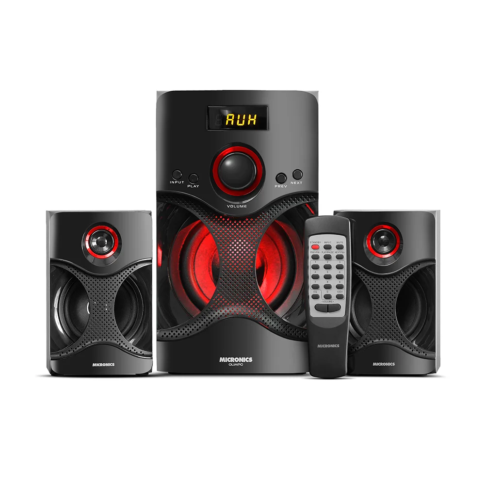 Sistemas 2.1 Micronics Olimpo Sistema de Audio LED FM SD+USB MIC S7072BT