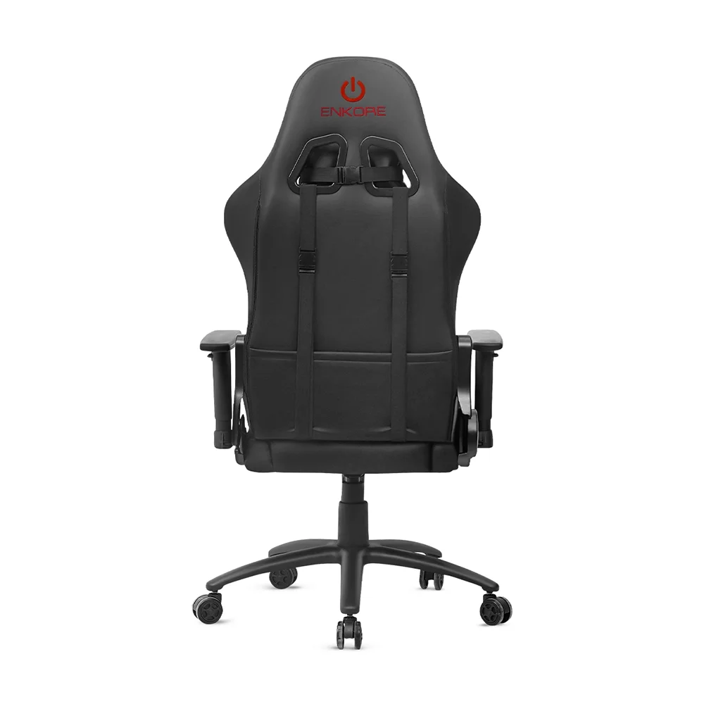 Silla Gamer Ergonómica Enkore Bravio Red Silla Gamer 2D + RGB ENC GC1002+RGB