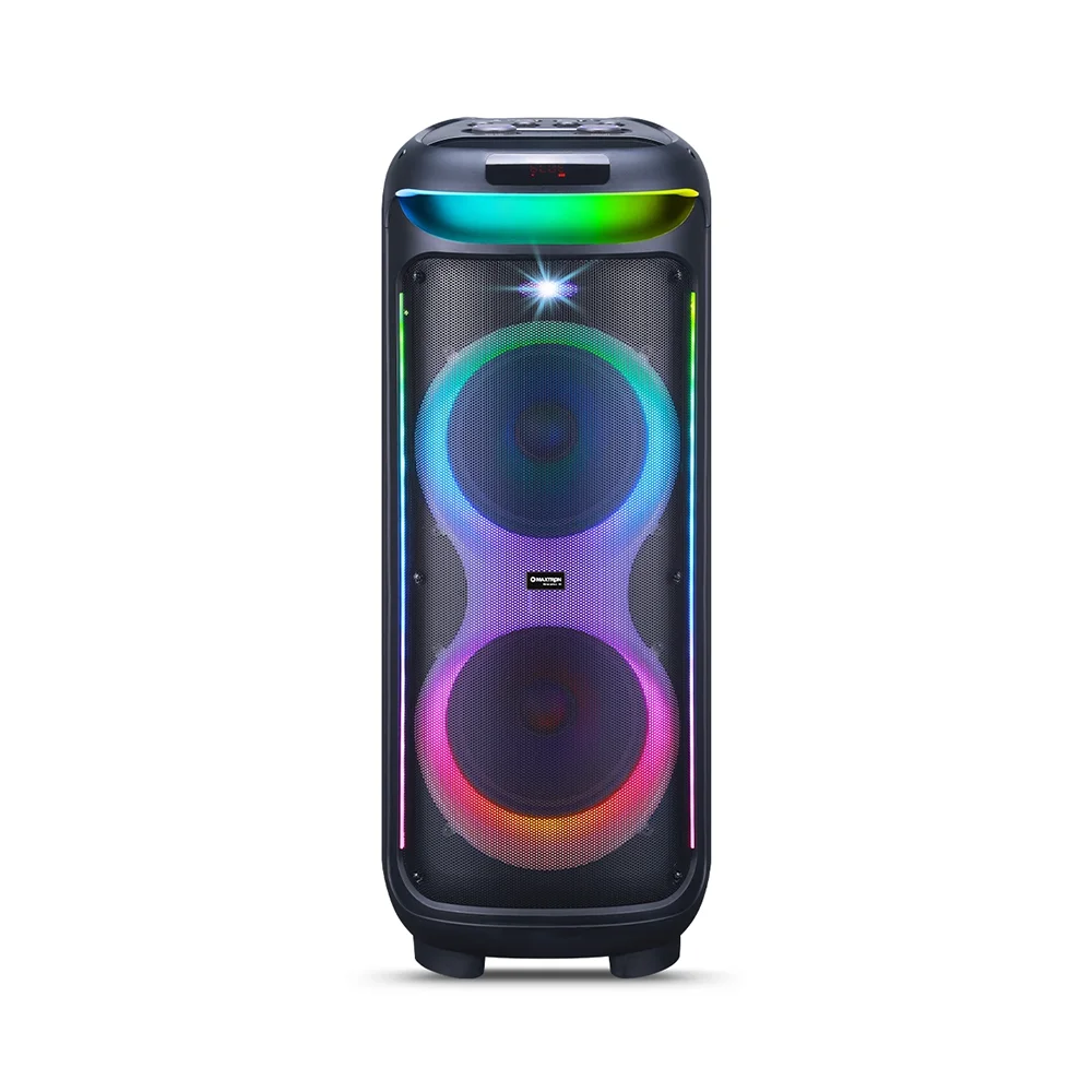 Parlante Portátil Bluetooth Maxtron MX1005DL Bravatto 10" Tower Speaker AC DSP TWS RGB Iluminación LED
