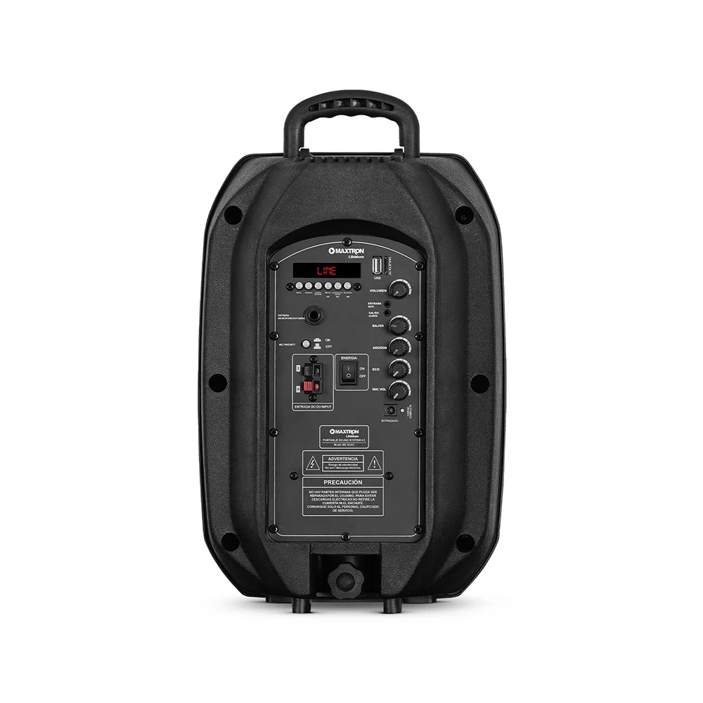 Parlante Portátil Bluetooth Maxtron MX321VB Libidum 8" Portátil Speaker Acid-Bat