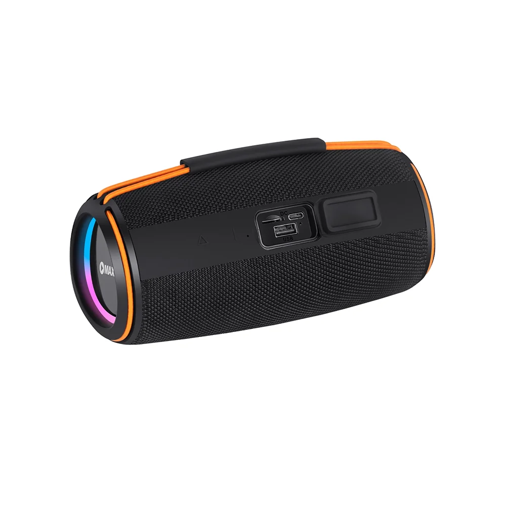 Parlante Portátil Bluetooth Maxtron MX302 Bommer Hand Speaker BT TWS LED SD FM