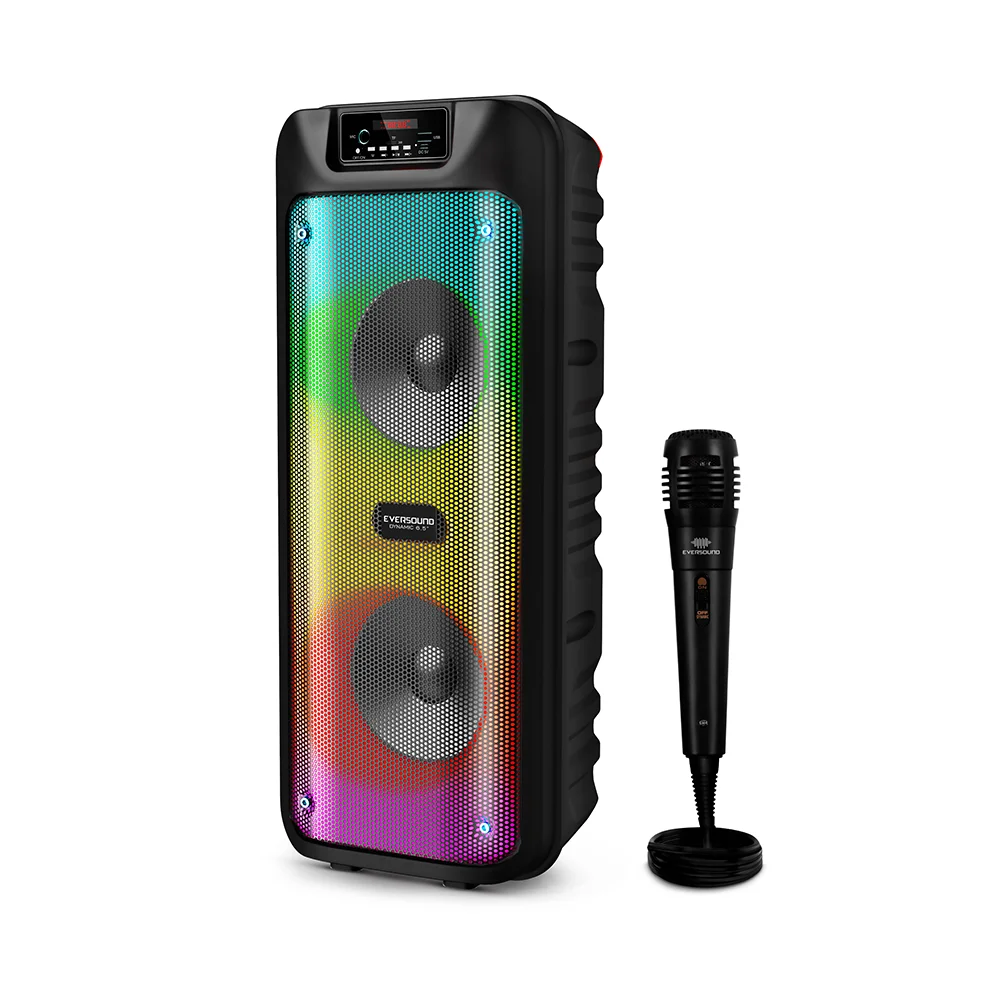 Torre de Sonido Bluetooth Eversound Dynamic EV5006 6.5": Micrófono, RGB