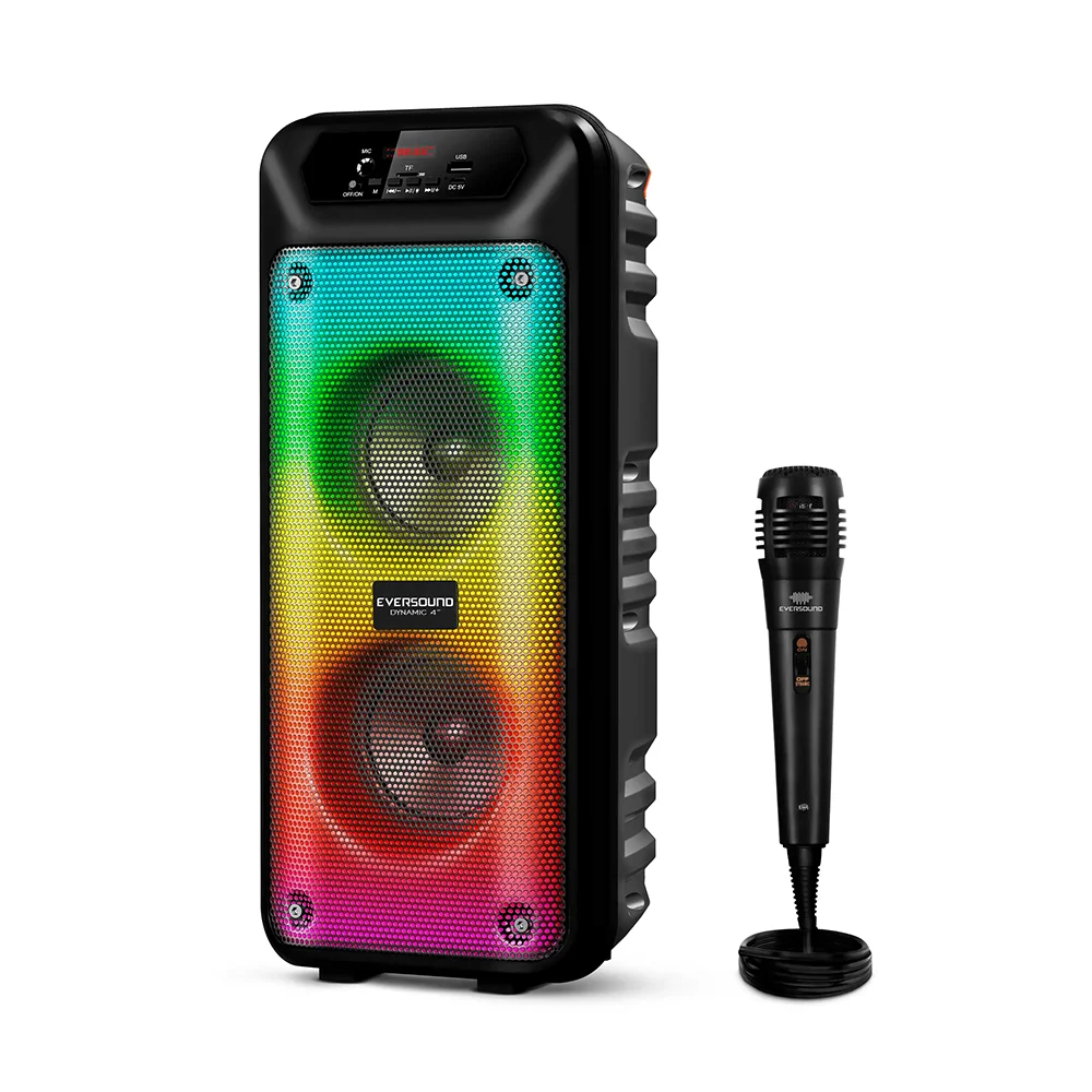 Torre de Sonido Bluetooth Eversound Dynamic EV5004 4": RGB