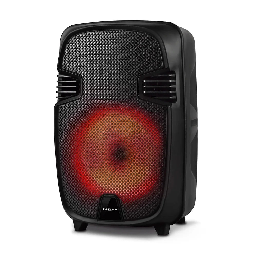 Parlante Portátil Bluetooth Eversound Bristol EV1000 8": LED