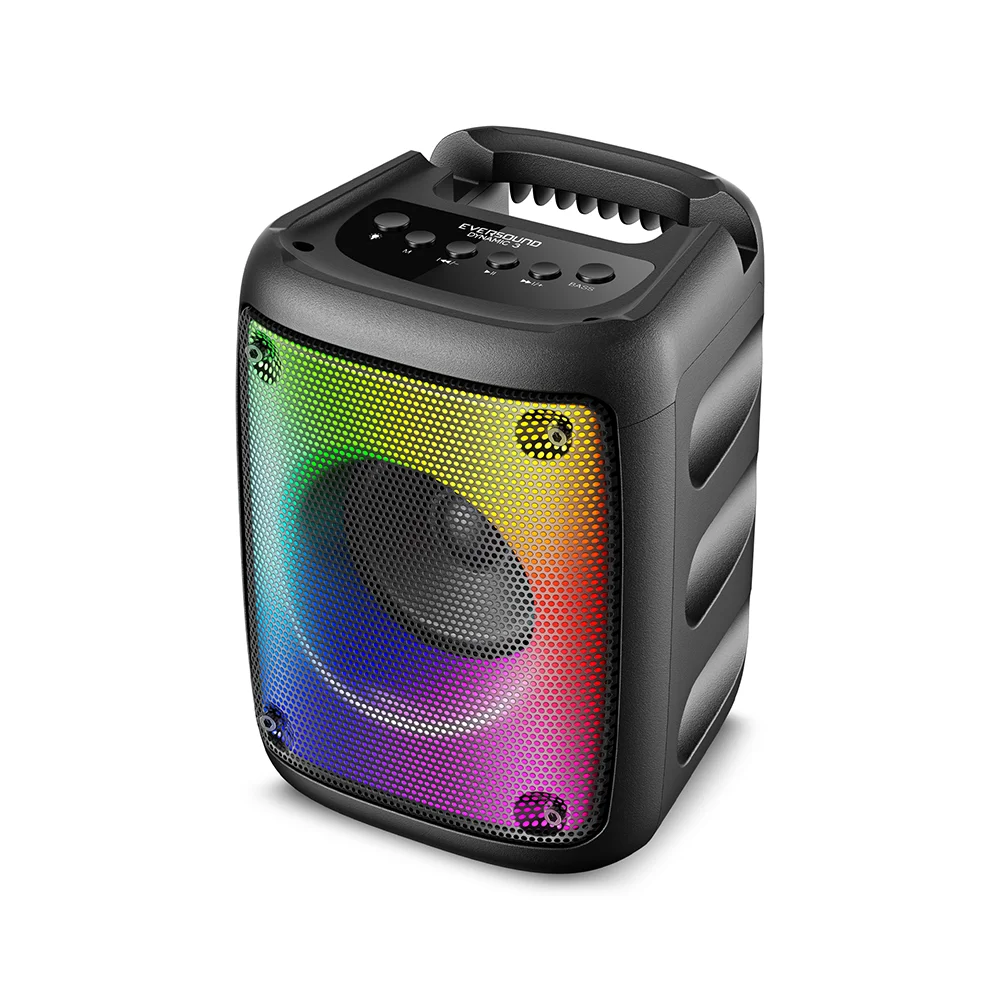 Parlante Portátil Bluetooth Eversound Dynamic 3 EV5003: RGB