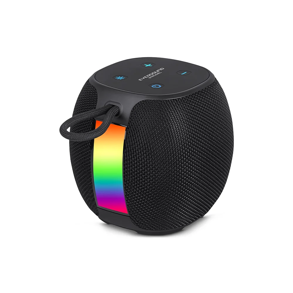 Parlante Portátil Bluetooth Eversound Strudel EV500: 10W, TWS, RGB