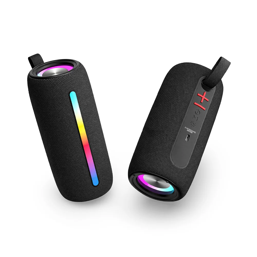 Parlante Portátil Bluetooth Eversound Oxford EV502: 10W, TWS, RGB