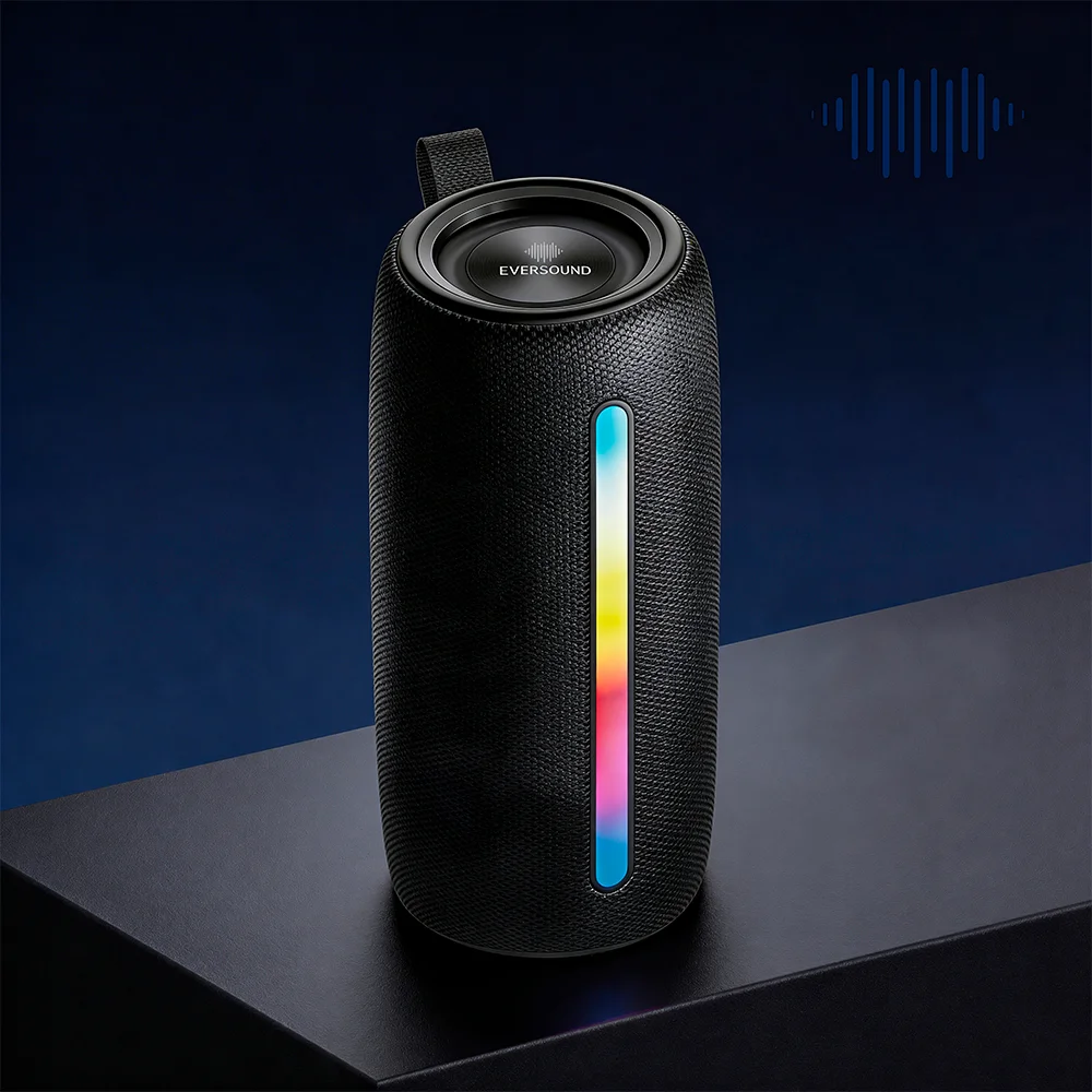 Parlante Portátil Bluetooth Eversound Oxford EV502: 10W, TWS, RGB
