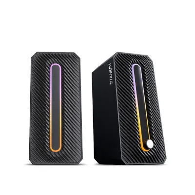 Parlantes Multimedia 2.0 Micronics Titanium RGB 2.5" MIC S312