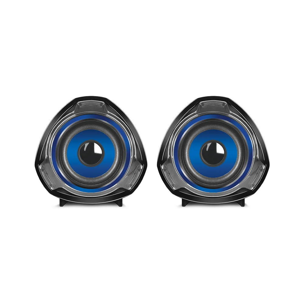 Parlantes Multimedia 2.0 Micronics Rhapsody Blu USB 2.5" :12W MIC S315b de RMS:12W