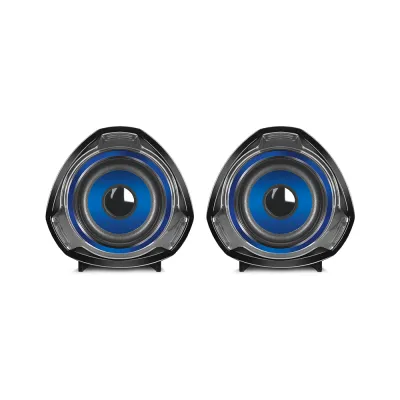 Parlantes Multimedia 2.0 Micronics Rhapsody Blu USB 2.5" :12W MIC S315b de RMS:12W