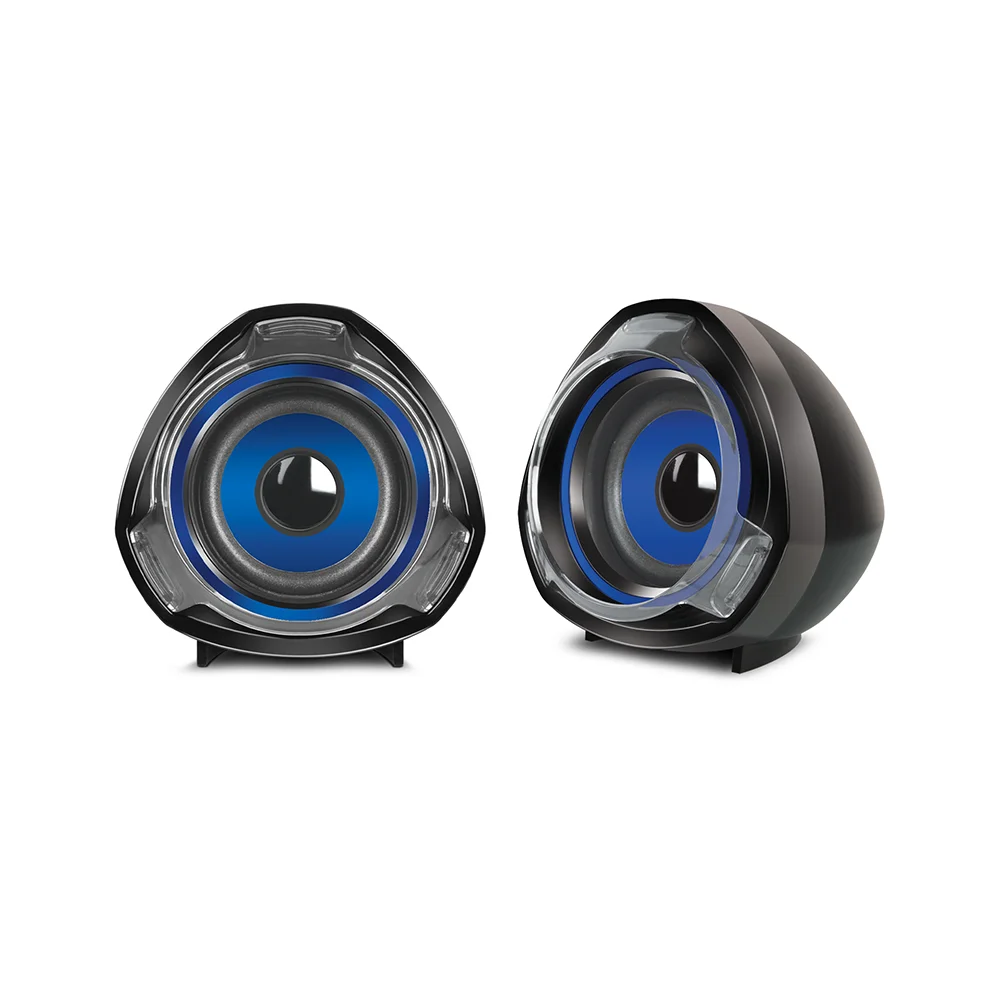 Parlantes Multimedia 2.0 Micronics Rhapsody Blu USB 2.5" :12W MIC S315b de RMS:12W