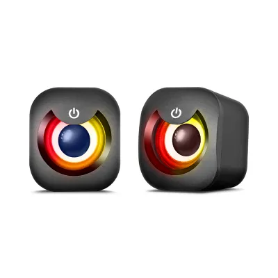 Parlantes Multimedia 2.0 Enkore Brain RGB 2" ENS301