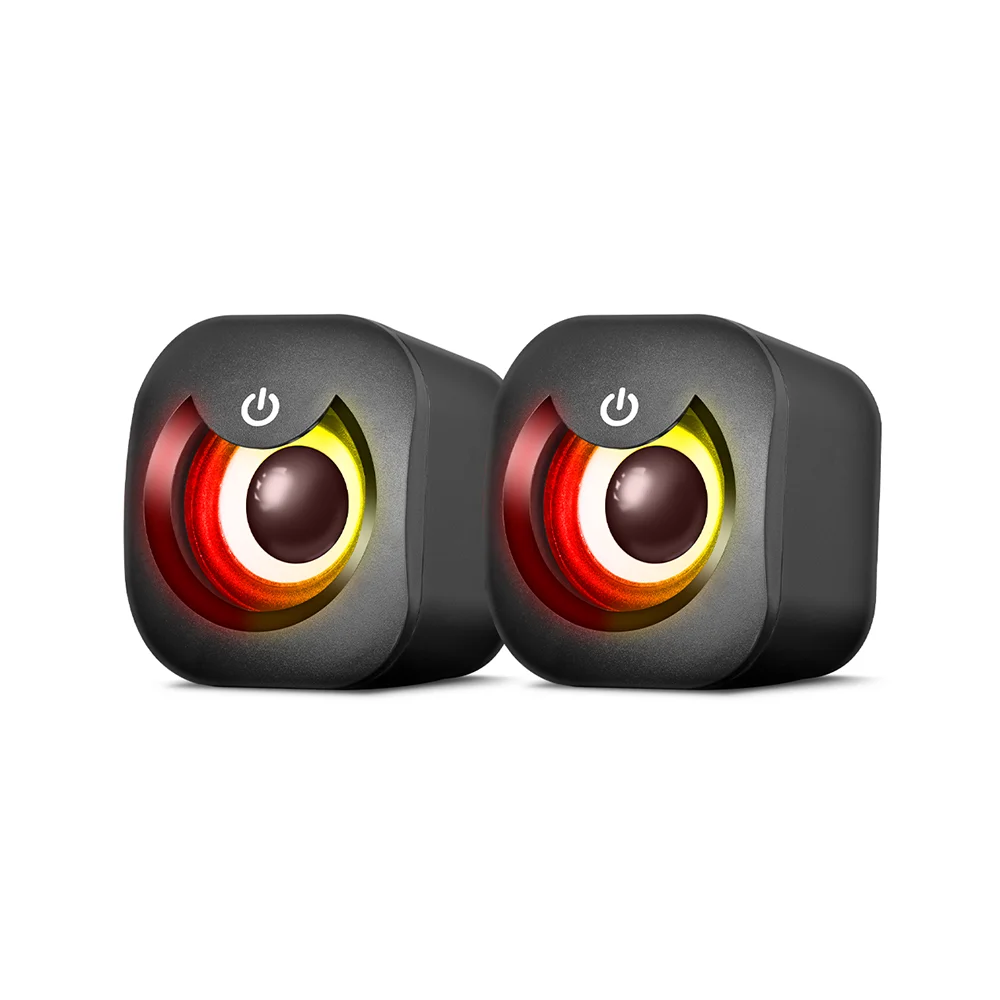 Parlantes Multimedia 2.0 Enkore Brain RGB 2" ENS301