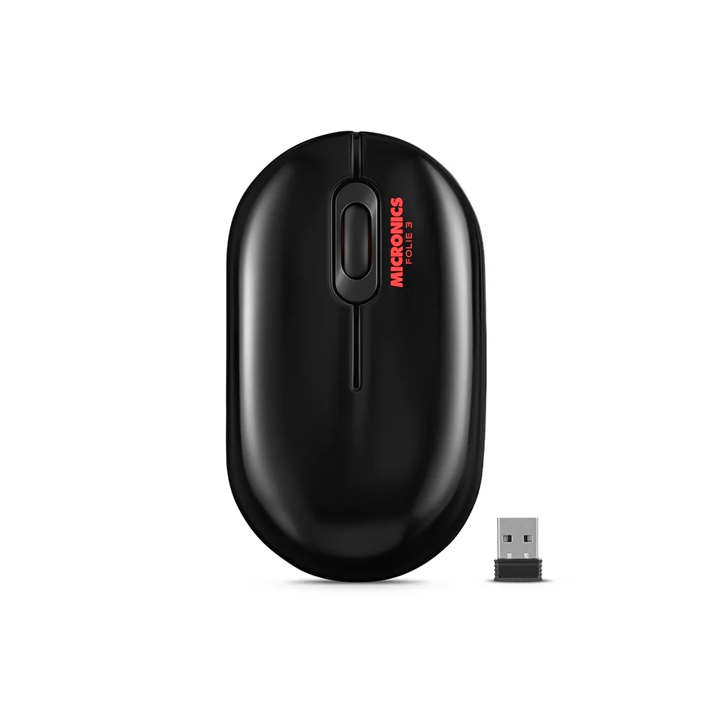 Mouse Inalámbrico Bluetooth Micronics Folie M725: Recargable USB-C