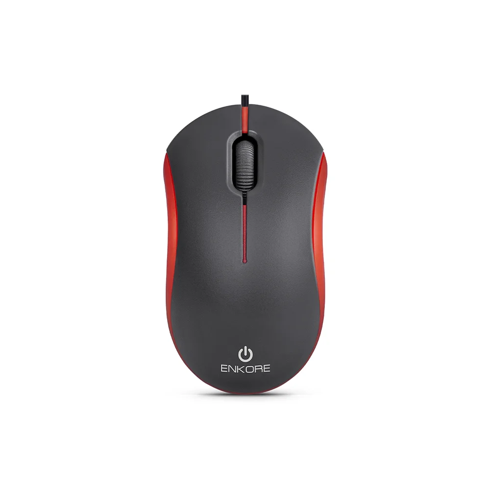 Mouse Óptico USB Enkore Pivot Caja EKM105 con Conexión USB