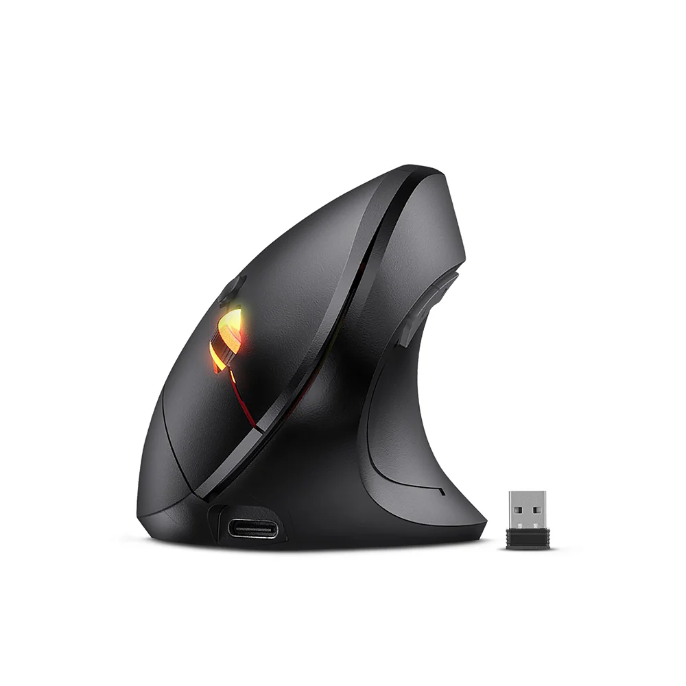 Mouse Vertical Bluetooth Cybertel Diamond M521: Recargable