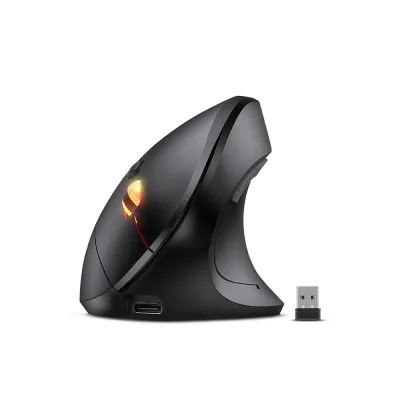 Mouse Vertical Bluetooth Cybertel Diamond M521: Recargable