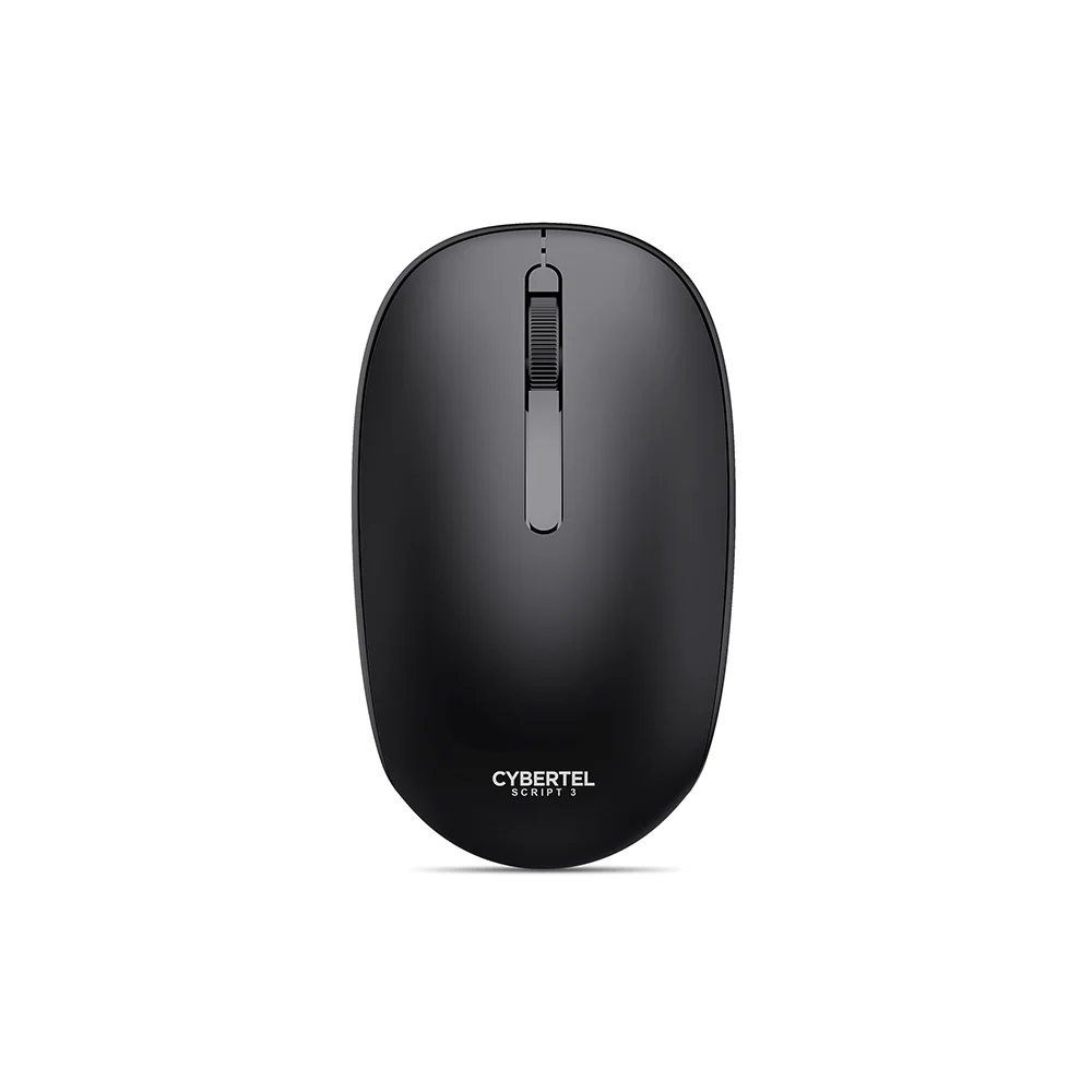 Mouse Inalámbrico Bluetooth Cybertel Script M305 Negro: Recargable