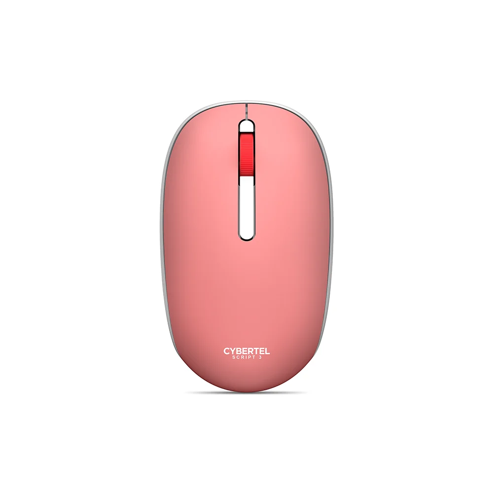 Mouse Inalámbrico Bluetooth Cybertel Script M305 Negro: Recargable
