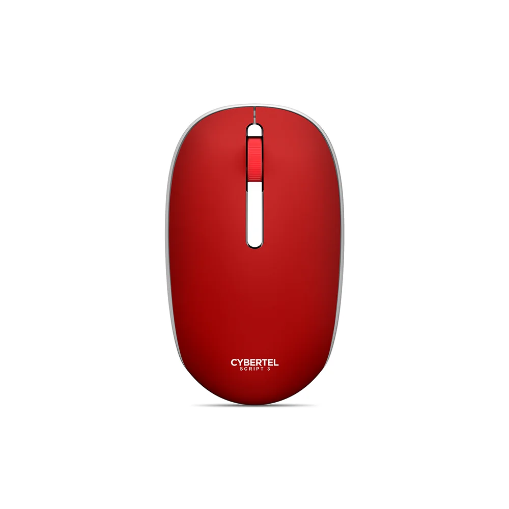 Mouse Inalámbrico Bluetooth Cybertel Script M305 Negro: Recargable